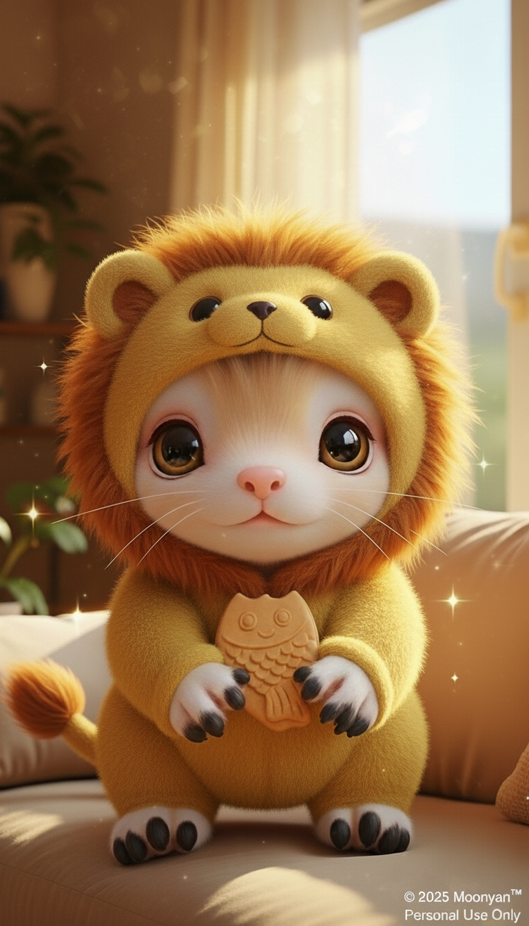 もぉにゃん ライオンの着ぐるみ