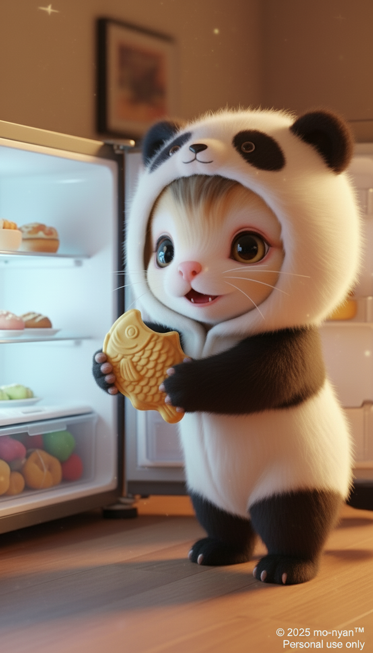 もぉにゃん パンダの着ぐるみ